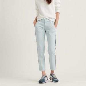 NWT Lucky Brand Utility Boyfriend Capri 29 Blue